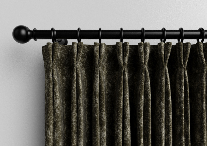 Caen Chenille, Grey - Made to Measure Curtains - Image 10